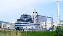Centrale elettrica solare.
