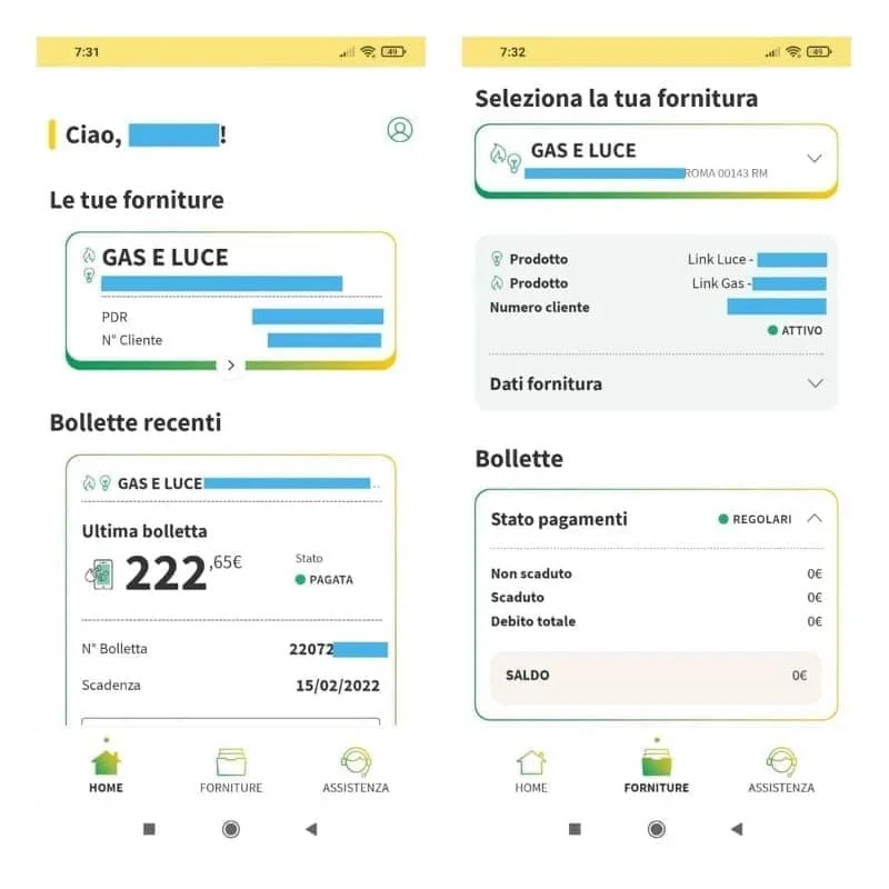 Come monitorare i pagamenti con la app Eni Plenitude.