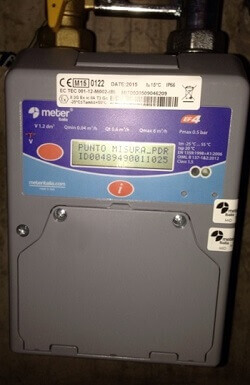 contatore gas