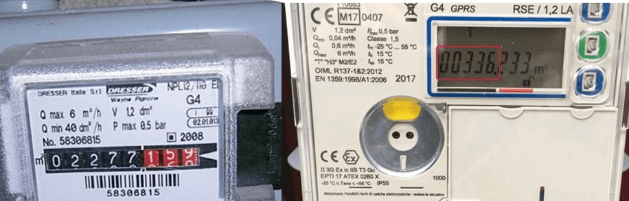 Contatore del Gas