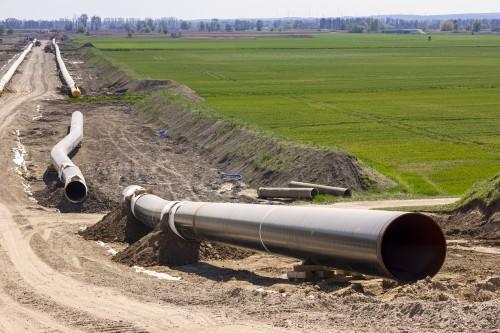 Tipica rete di distribuzione del gas, o gasdotto