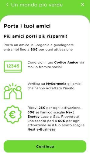 Porta i tuoi amici in Sorgenia!