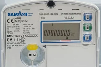 lettura contatore gas