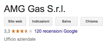 Schermata dell'area clienti AMG Gas